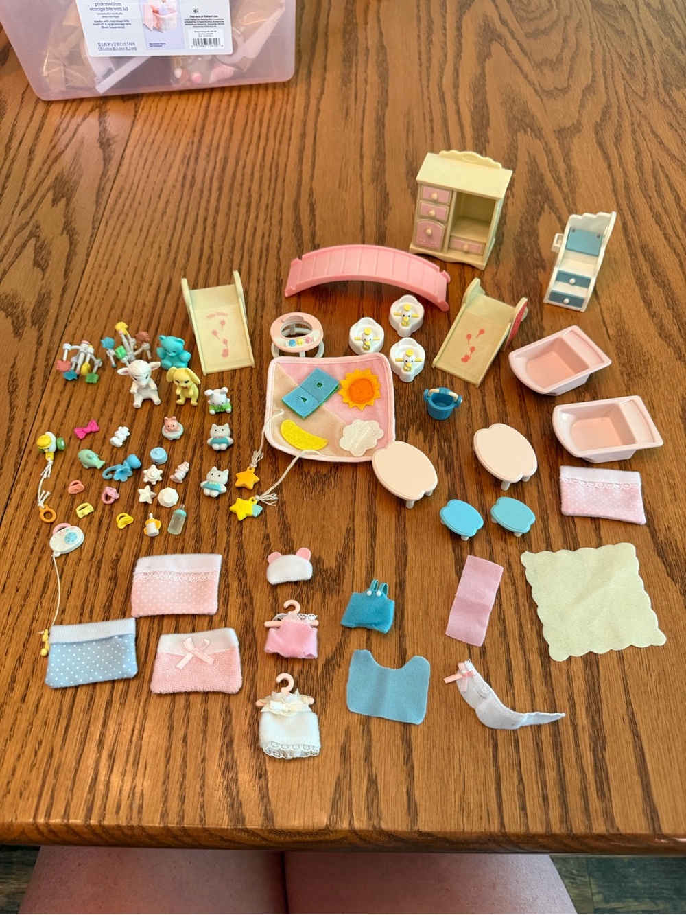 Calico Critters Baby Nursery Mixed Lot Accessories Furniture Toys Pacifiers
